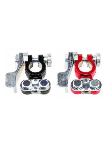 Cleme universale autoblocante pentru baterie 800A, SilverTools, 2 bucati, S11891 Cleme universale autoblocante pentru baterie 800A, SilverTools, 2 bucati, S11891