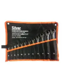 Set de chei combinate 12 chei, SilverTools, 6-22 mm, S10990