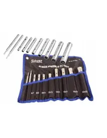 Set chei tubulare 6–22 mm, 6 varfuri, 10 bucati, SilverTools, S10998