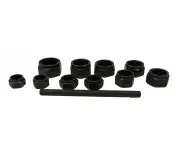 Set de 11 chei tubulare pentru suruburi deteriorate , SilverTools, 9-19 mm, S107521