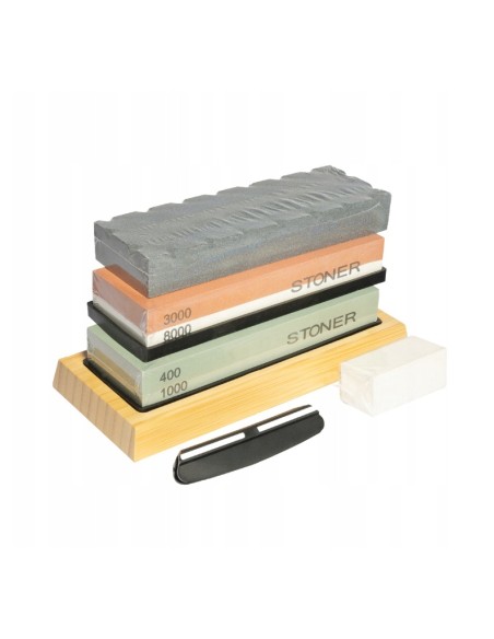 Piatra de ascutit cutite, SilverTools, 11 elemente, S12081