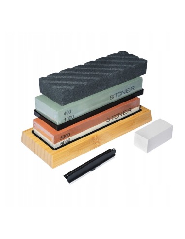 Piatra de ascutit cutite, SilverTools, 11 elemente, S12081