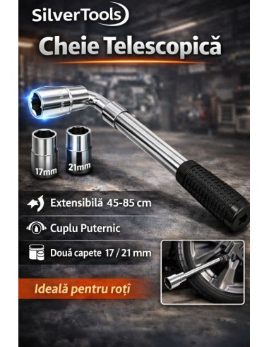 Cheie telescopica, Verke, 1/2", V81258