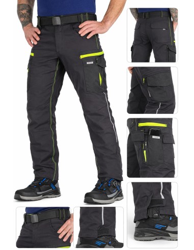 Pantaloni de lucru pana la talie,...