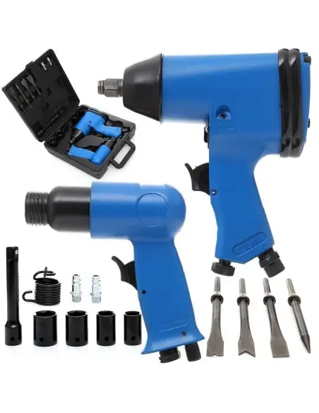 TA810-Set pneumatic TAGRED cu 17 elemente, cheie de impact 310Nm 1/2 ", ciocan, accesorii TAGRED Professional - Scule auto si se