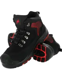 Bocanci de lucru piele nubuk, Reis, S3L SR FO HRO ,BrMefisto