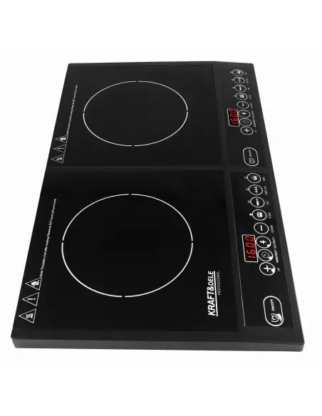 Plita cu inductie 2000W, Kraft&Dele, 4 moduri de functionare, KD4167
