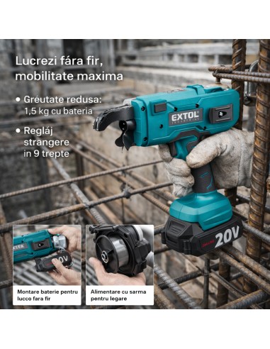Masina de legat fier beton cu baterie... Masina de legat fier beton cu baterie...