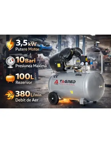Compresor aer cu ulei Tagred TA361,... Compresor aer cu ulei Tagred TA361,...