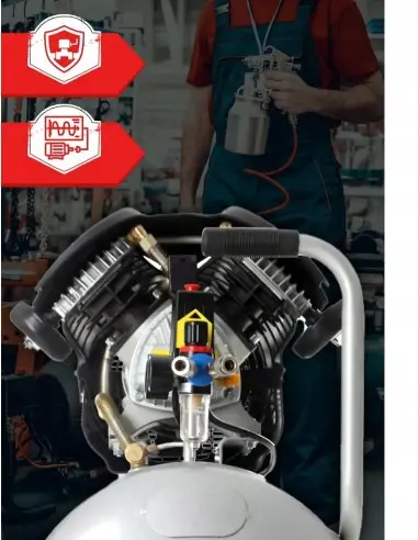 Set compresor aer 100L pentru...