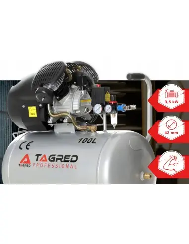 Set compresor aer 100L pentru...
