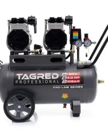 Resigilat-Compresor fara ulei 50L, Tagred TA3386, 10 bar, 2x1500W