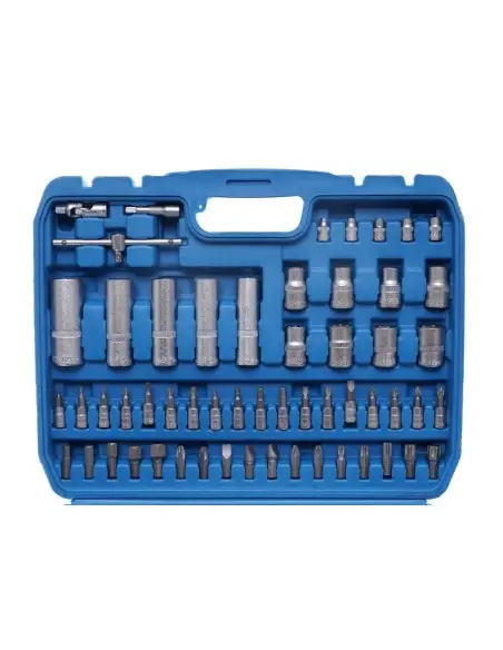 TA207-Trusa profesionala 108 piese, Tagred, cu chei tubulare cu soclu, biti torx TAGRED Professional - Chei tubulare