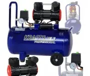 Compresor industrial KRAFT&DELE KD4092, 50 l, 1500 W, tehnologie fără ulei, nivel redus de zgomot