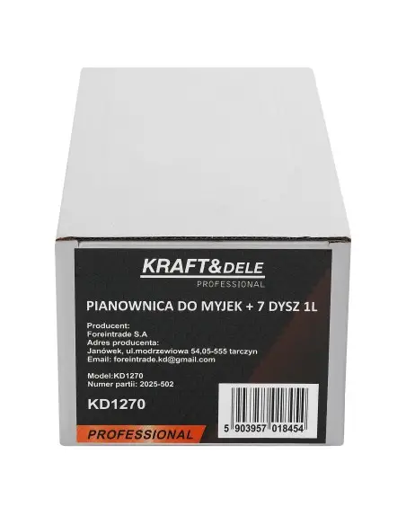 Pistol spuma Kraft&Dele KD1270 1L cu 7 duze