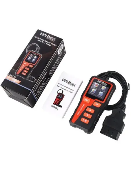 Tester diagnoza auto universal, Kraft&Dele, OBD II/EOBD, KD5672 Tester diagnoza auto universal, Kraft&Dele, OBD II/EOBD, KD5672