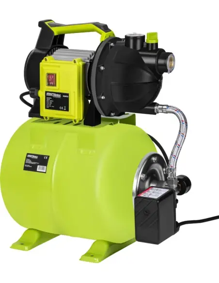 Hidrofor cu pompa 20L 1200W Kraft&Dele KD5272, debit 3400L/h, inaltime pompare 45m Hidrofor cu pompa 20L 1200W Kraft&Dele KD5272, debit 3400L/h, inaltime pompare 45m