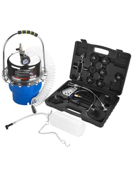 Dispozitiv aerisire frane pneumatic Kraft&Dele KD5934, aparat schimb lichid frana 5L