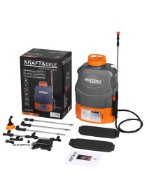 Pompa de stropit cu baterie 16L Kraft&Dele KD2030, pulverizator electric 12V 8Ah cu lance