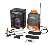 Pompa de stropit cu baterie 16L Kraft&Dele KD2030, pulverizator electric 12V 8Ah cu lance