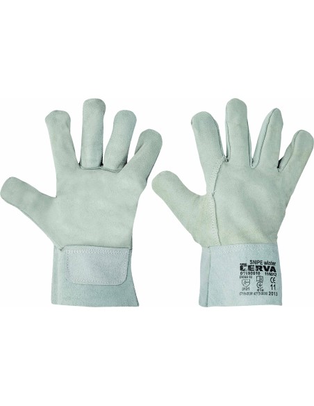 SNIPE WINTER- Manusi de protectie din piele spalt Cerva CERVA - Manusi din piele SNIPE WINTER- Manusi de protectie din piele spalt Cerva CERVA - Manusi din piele