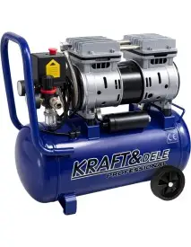 Compresor fara ulei de 24L, Kraft&Dele, 1200W, 220L/min, KD4099