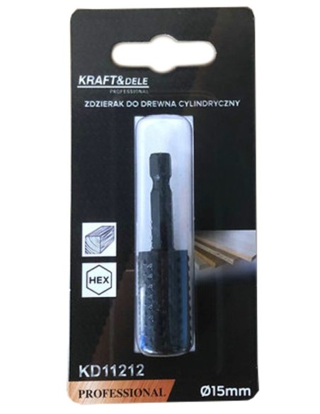 Freza cilindrica pentru lemn, 15 mm, KD11212, Kraft&Dele