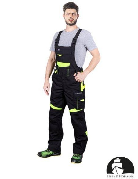 LH-TANZO-B-Salopeta de protectie cu insertii reflectorizante Leber & Hollman - Salopete de lucru LH-TANZO-B-Salopeta de protectie cu insertii reflectorizante Leber & Hollman - Salopete de lucru