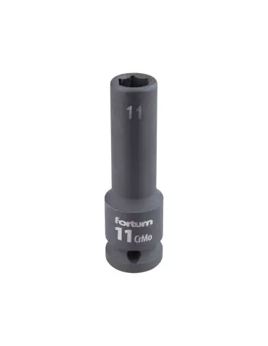 Cheie tubulara de impact 11 mm, Fortum, 4703211, CrMoV