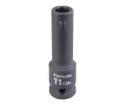 Cheie tubulara de impact 11 mm, Fortum, 4703211, CrMoV