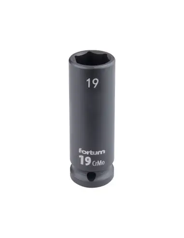 Tubulara de impact DR 1/2"x 19mm, FORTUM, 4703219, CrMoV, 78mm