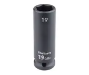 Tubulara de impact DR 1/2"x 19mm, FORTUM, 4703219, CrMoV, 78mm