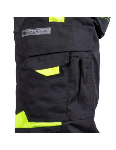 LH-TANZO-B-Salopeta de protectie cu insertii reflectorizante Leber & Hollman - Salopete de lucru LH-TANZO-B-Salopeta de protectie cu insertii reflectorizante Leber & Hollman - Salopete de lucru