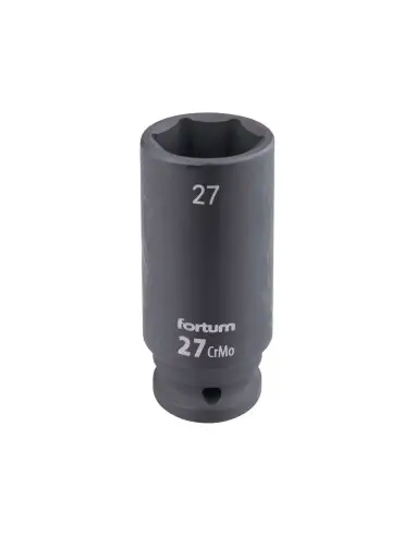 Cheie tubulara impact 27mm, CrMoV, L 78mm, FORTUM