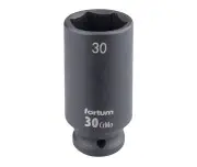 Cheie tubulara impact 30 mm, 1/2, Fortum 4703230, CrMoV, L 78 mm
