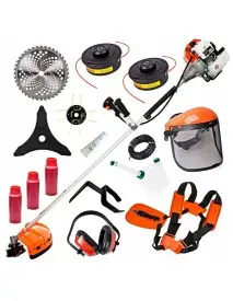 Motocoasa pe benzina cu accesorii incluse, Kraft&Dele, 5.2 CP, KD5044