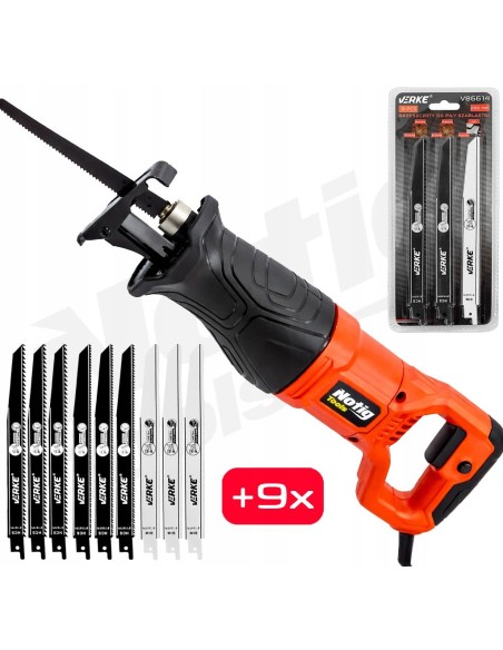 Fierăstrău Electric Alternativ Tip Sabie Notig Tools – 850W, SDS, 0-2800rpm, Set 9 Lame Verke Fierăstrău Electric Alternativ Tip Sabie Notig Tools – 850W, SDS, 0-2800rpm, Set 9 Lame Verke