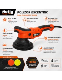 Polizor excentric, Notig Tools, pentru finisaj, 1400W, N4221