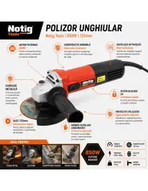Polizor unghiular 850W, Notig Tools, N4235
