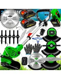 Trimmer pentru iarba fara fir, Baug, baterie 20V, 2x2.0Ah, B4352