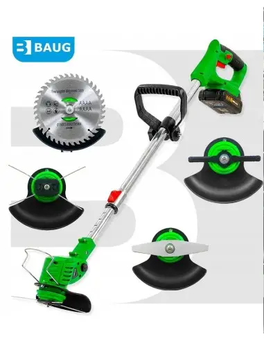 Trimmer pentru iarba fara fir, Baug, baterie 20V, 2x2.0Ah, B4352 Trimmer pentru iarba fara fir, Baug, baterie 20V, 2x2.0Ah, B4352