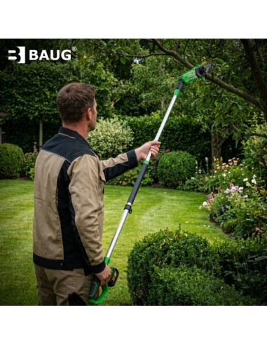 Drujba telescopica si foarfeca gard viu 2 in 1, Baug, 20V, 2x3Ah, B4357