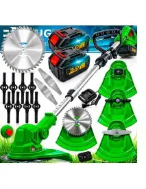 Trimmer pentru iarba cu baterii, Baug, 2 x 3.0 Ah, B4353