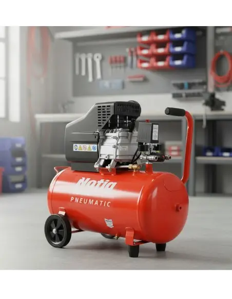 Compresor de aer 50L, Notig Tools, 2CP, monofazat, N3421 Compresor de aer 50L, Notig Tools, 2CP, monofazat, N3421