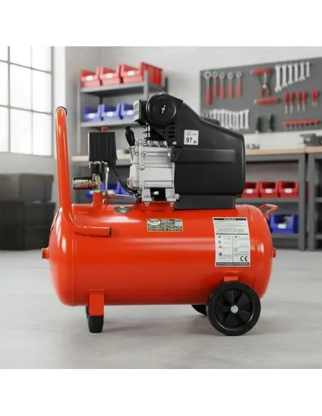 Compresor de aer 50L, Notig Tools, 2CP, monofazat, N3421 Compresor de aer 50L, Notig Tools, 2CP, monofazat, N3421