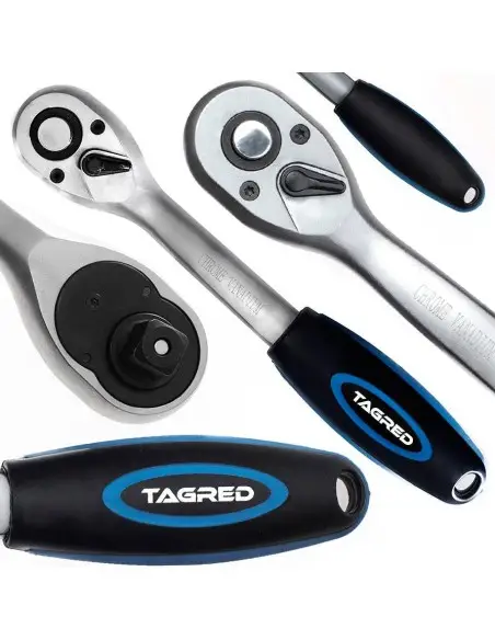 TA226- Cheie cu clichet 1/2" fabricat din otel CRV, cu soclu, 72 dinti TA226- Cheie cu clichet 1/2" fabricat din otel CRV, cu soclu, 72 dinti