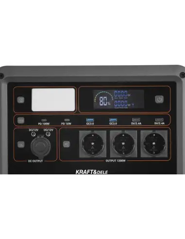 Statie de alimentare portabila, Kraft&Dele, 1152Wh / 25.6V, KD5532