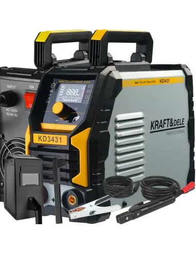 Invertor sudura MMA TIG Pulse 340A, KRAFT&DELE, 5.2kg, KD3431 Invertor sudura MMA TIG Pulse 340A, KRAFT&DELE, 5.2kg, KD3431