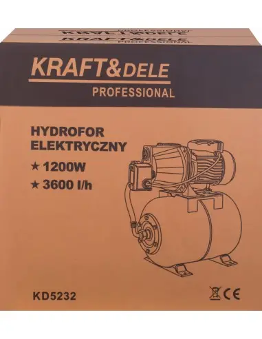Hidrofor electric KRAFT&DELE 1200W 24L 5 bar KD5232