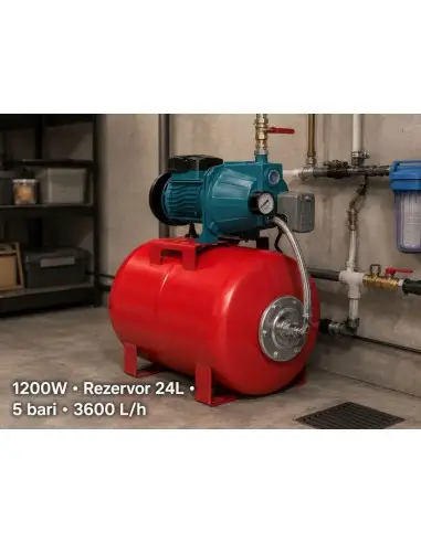 Hidrofor electric KRAFT&DELE 1200W 24L 5 bar KD5232